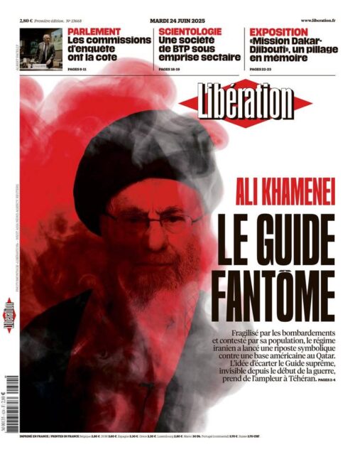 Libé du 24/6/25. Chat échaudé… À une lettre près : le "A" qui fait toute la différence…
